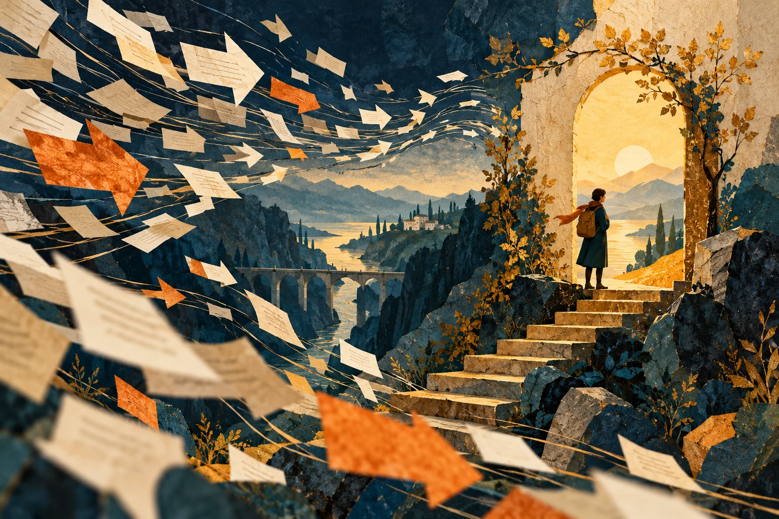 Conceptual editorial illustration for Bring Back a Little Friction
